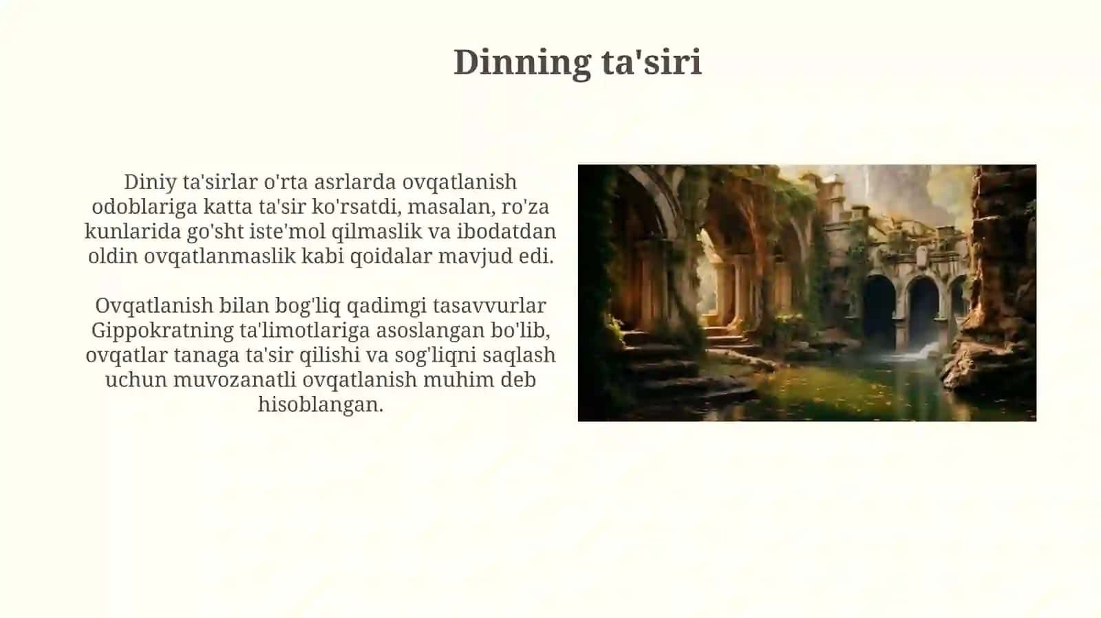 Qadimgi va oʻrta asr qarashlari 4