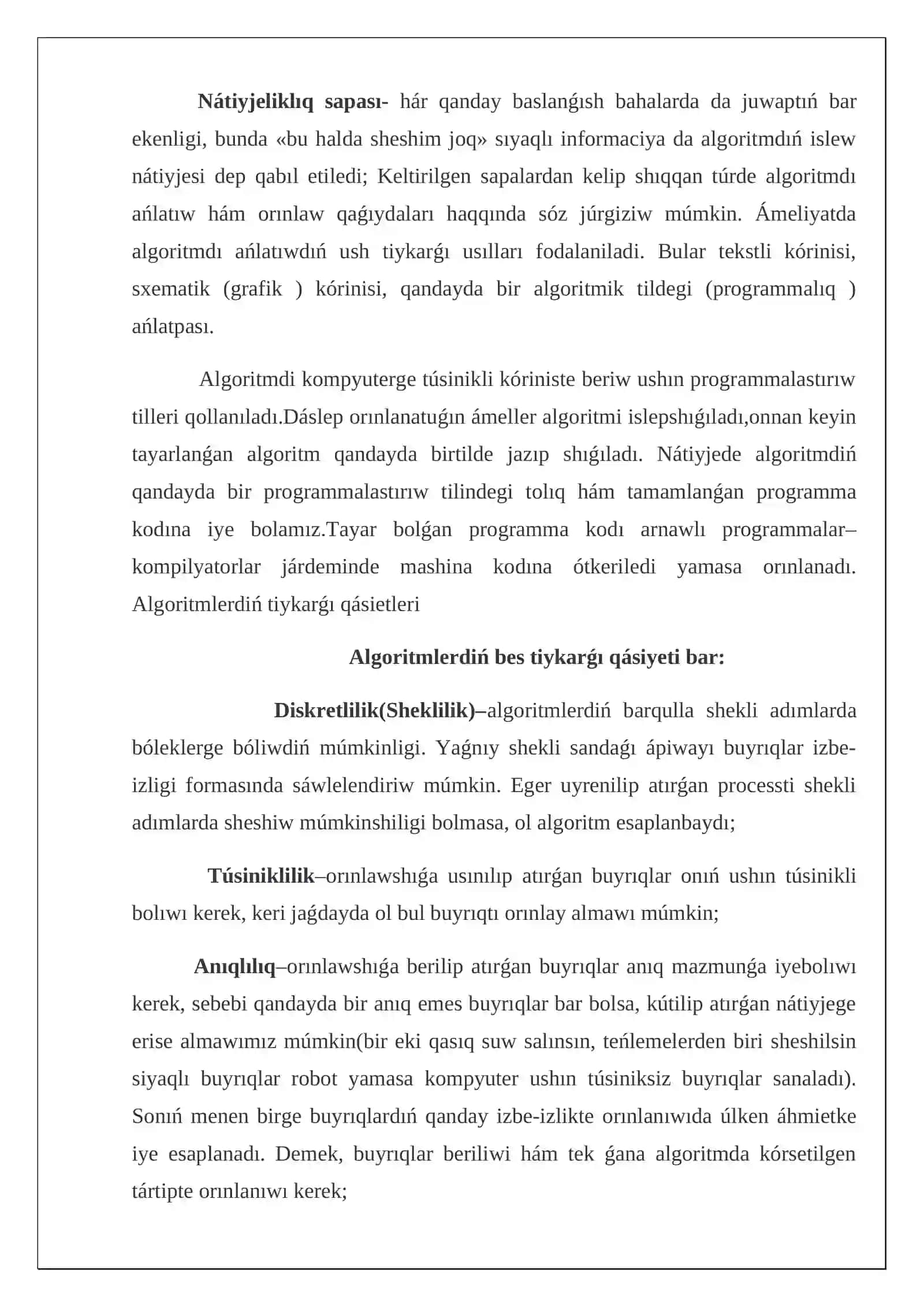 Algoritmik strukturalar 4