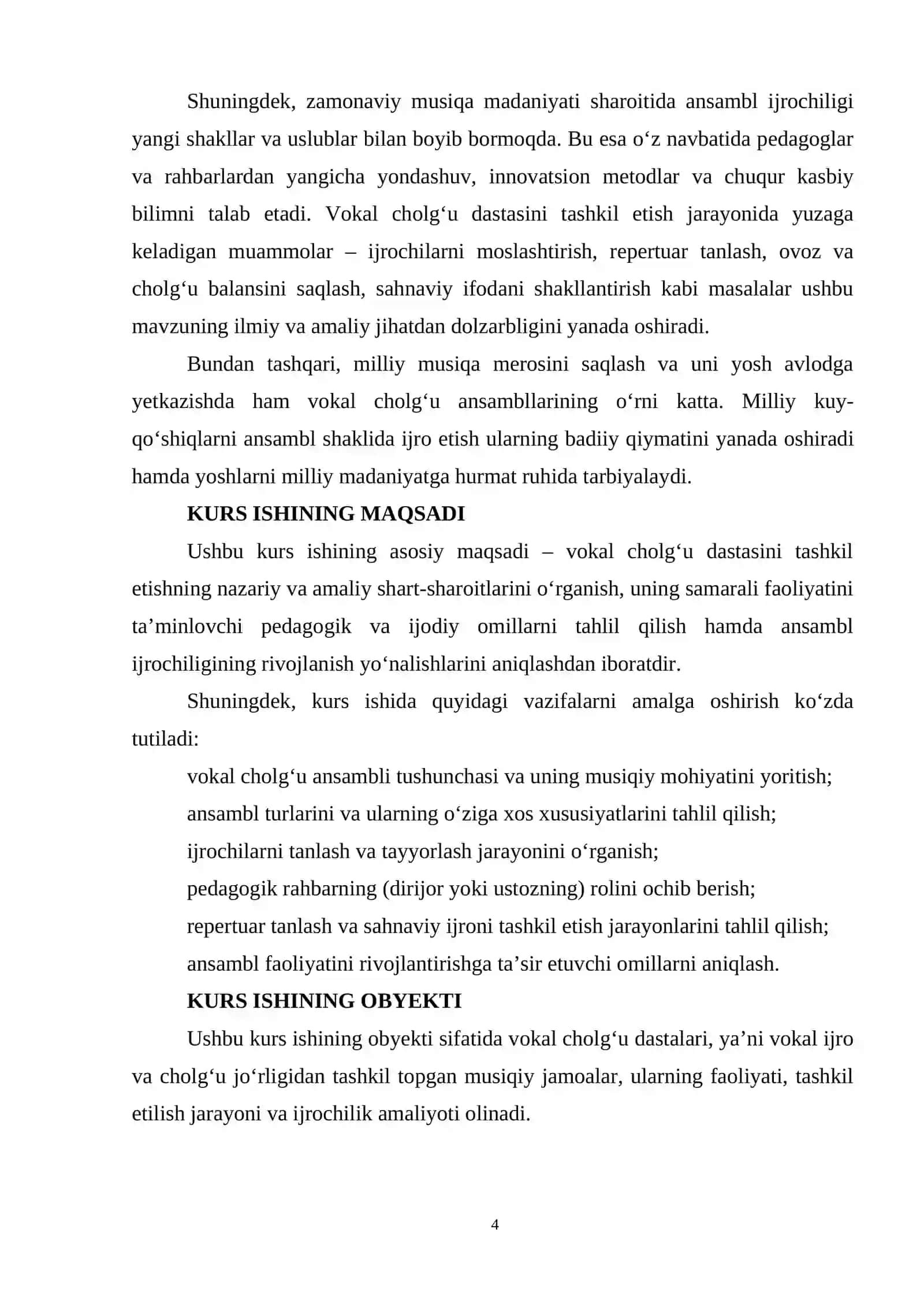 VOKAL CHOLGʻU DASTASI TASHKIL ETISH SHART SHAROITLARI. 4