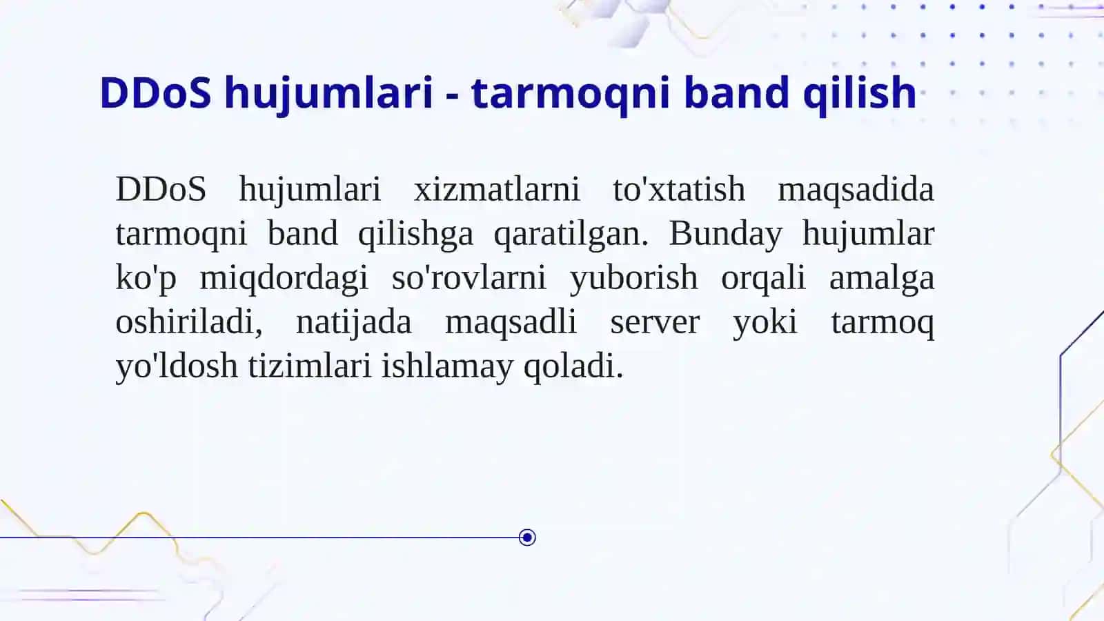 Masofaviy hujumlar va ularning ta'siri 4