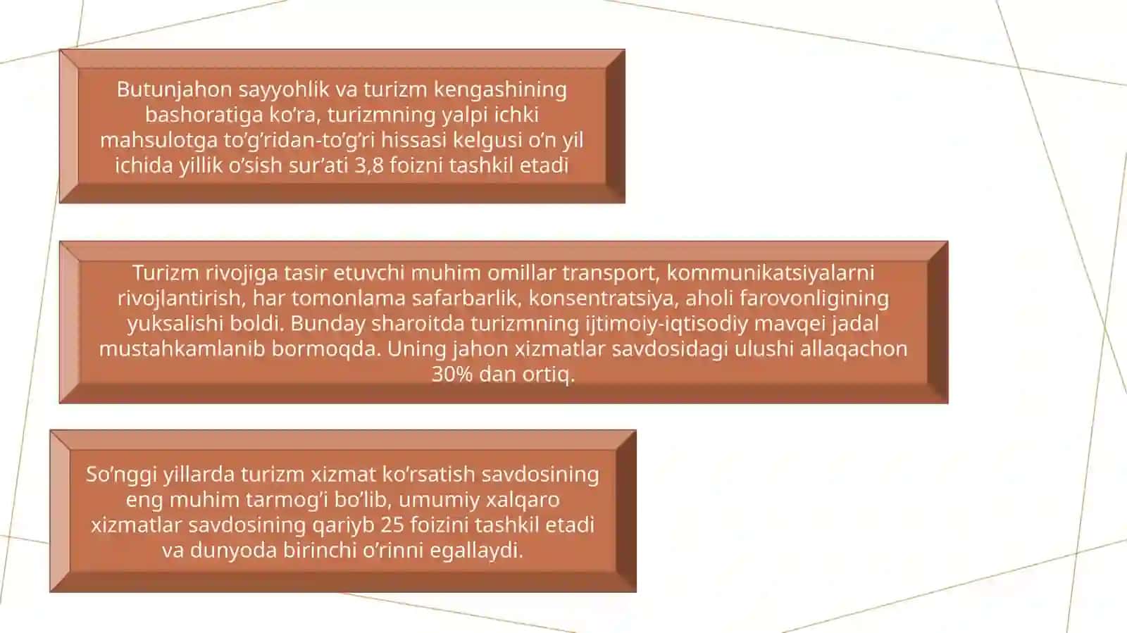Xalqaro turizmning globallashuv jarayoni 4