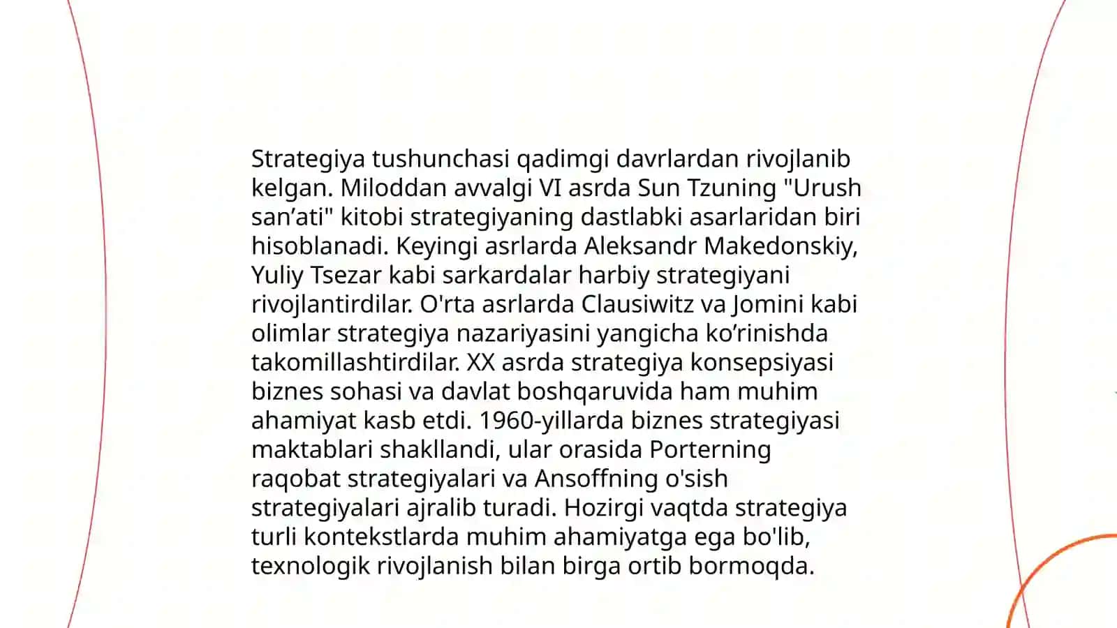 Strategiya tushunchasi va uning asosiy turlari 4