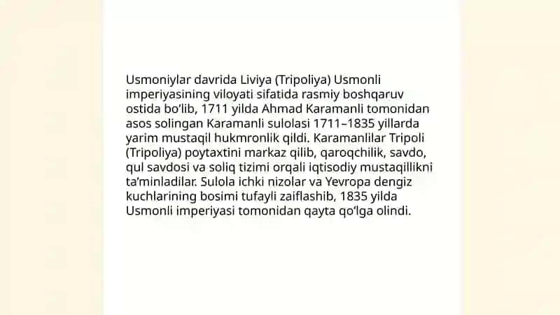 XVI-XIX asrlarda Misr va Liviya 4