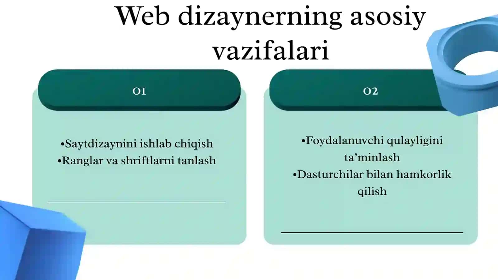 Web dizaynning nazariy asoslari va rivojlanish tarixi 4