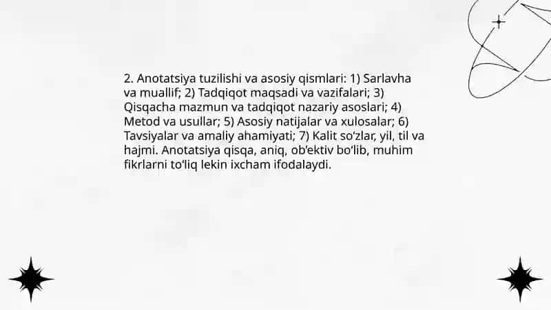 Anotatsiya va taqriz 4