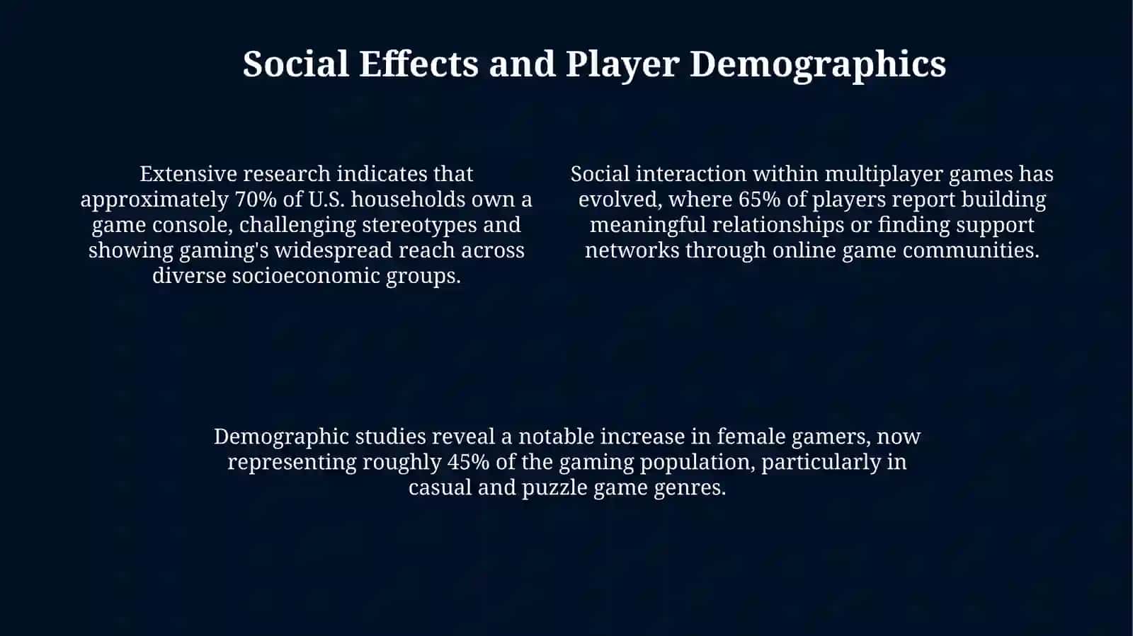 The effects of video games 4