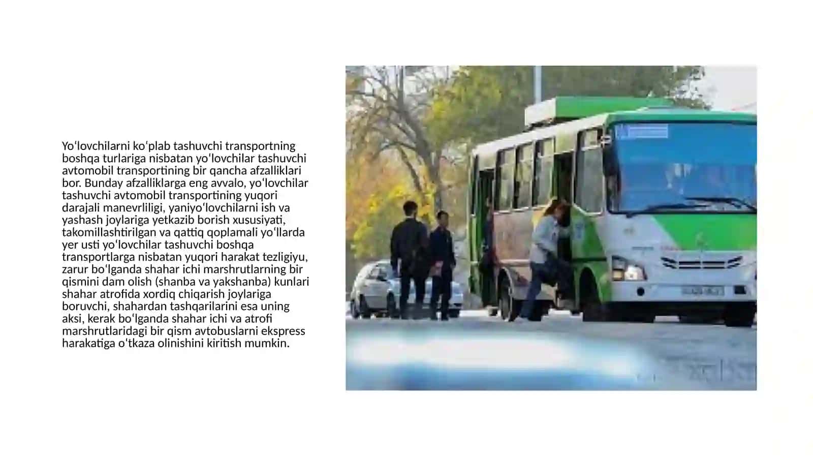 Logistiktexnologiyalaridan shahar transportida foydalanish 4