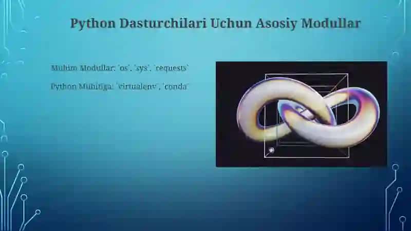Pythonda nom mauydonlari va muhitlari 4