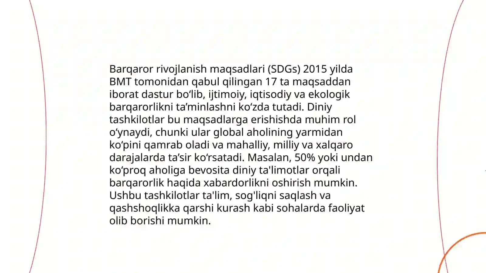 Xalqaro diniy tashkilotlar faoliyatini tarixi 4