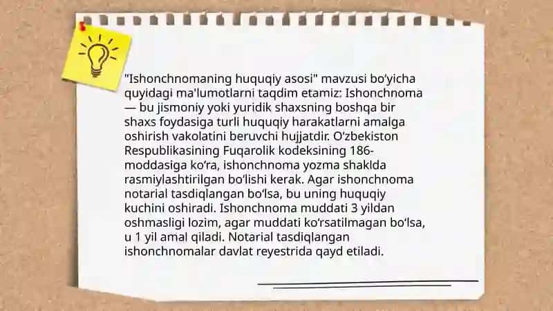 Ma'lumotnoma Ishonchnoma Tilxat 4