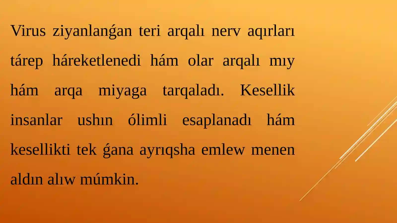 Qutırıw keseline diagnoz qoyiw 4