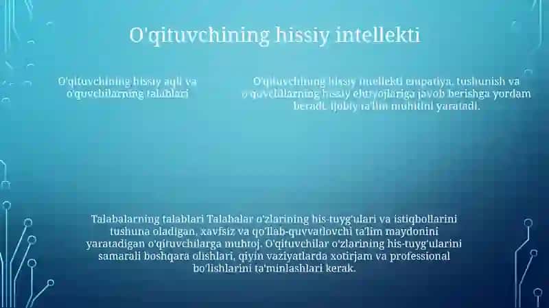 Pedagog Shaxsi Va Unga Qo'Yiladigan Talablar 4
