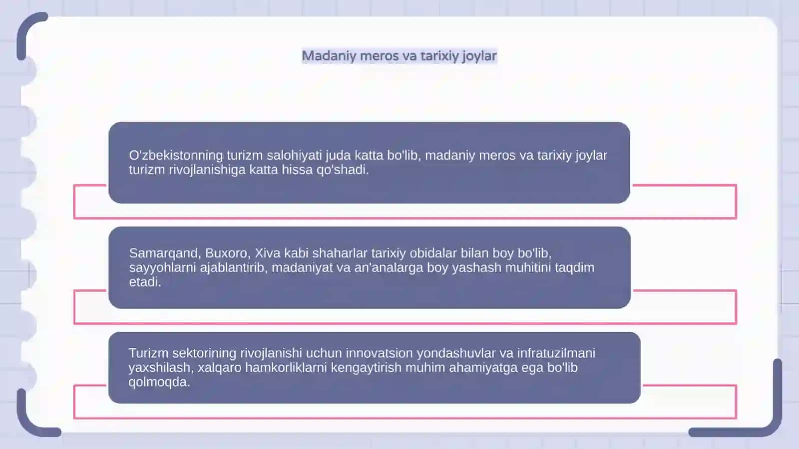 O'zbekistonning turizm salohiyati 4