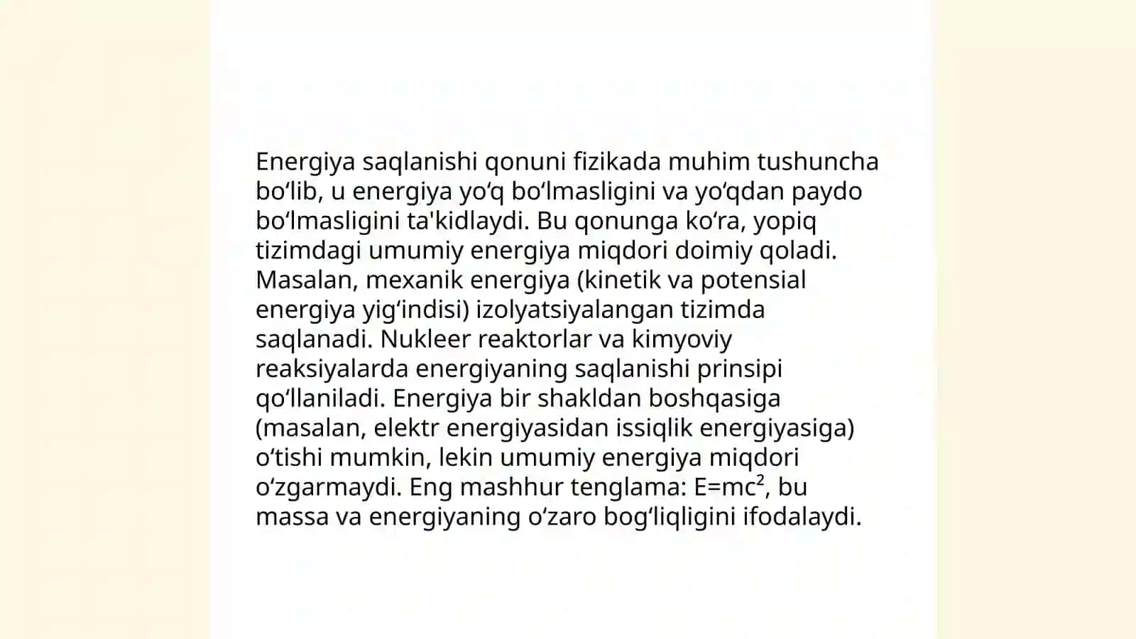 Termodinamika birinchi qonuni 4