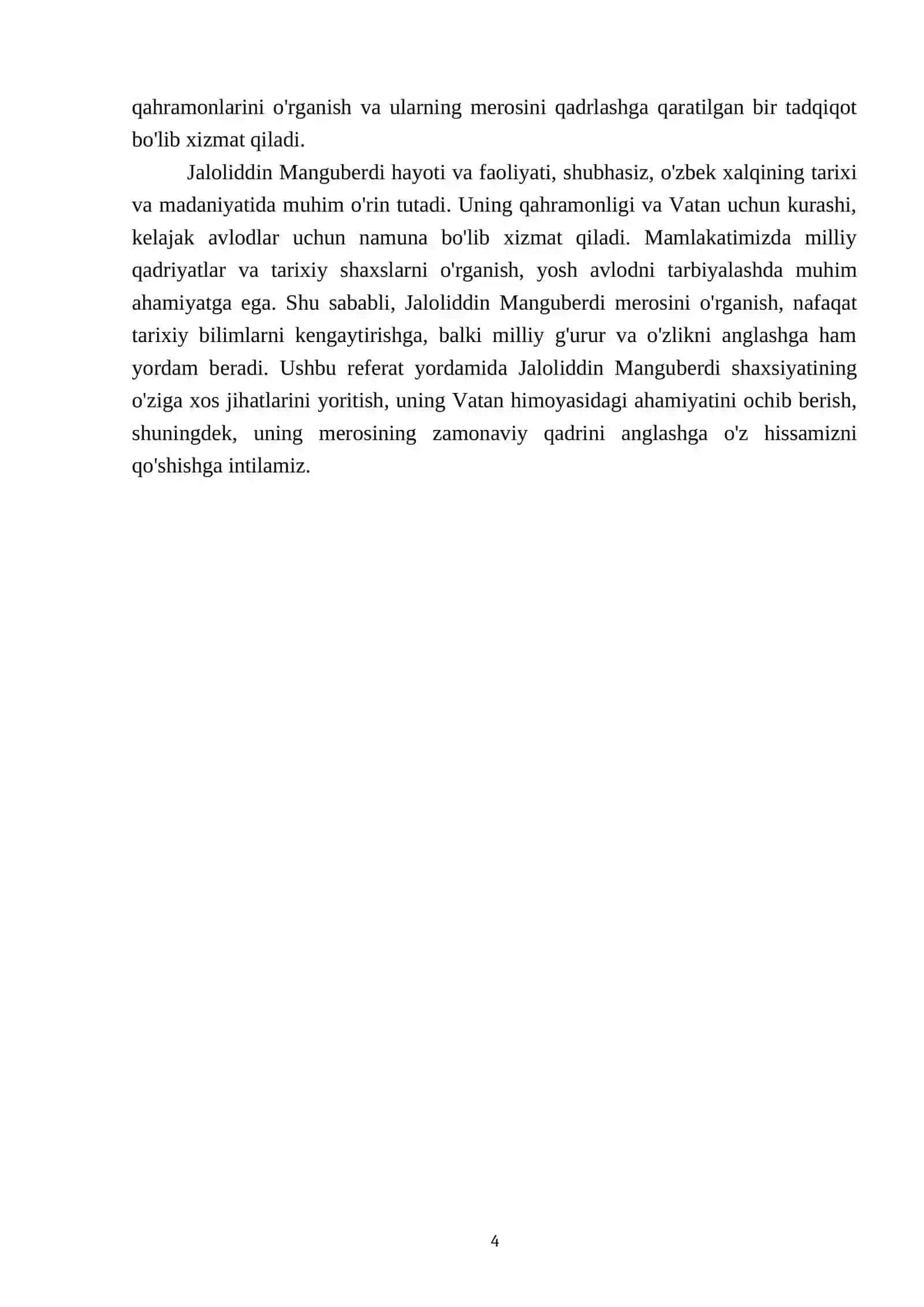 Jaloliddin Manguberdi - Vatan himoyachisi 4