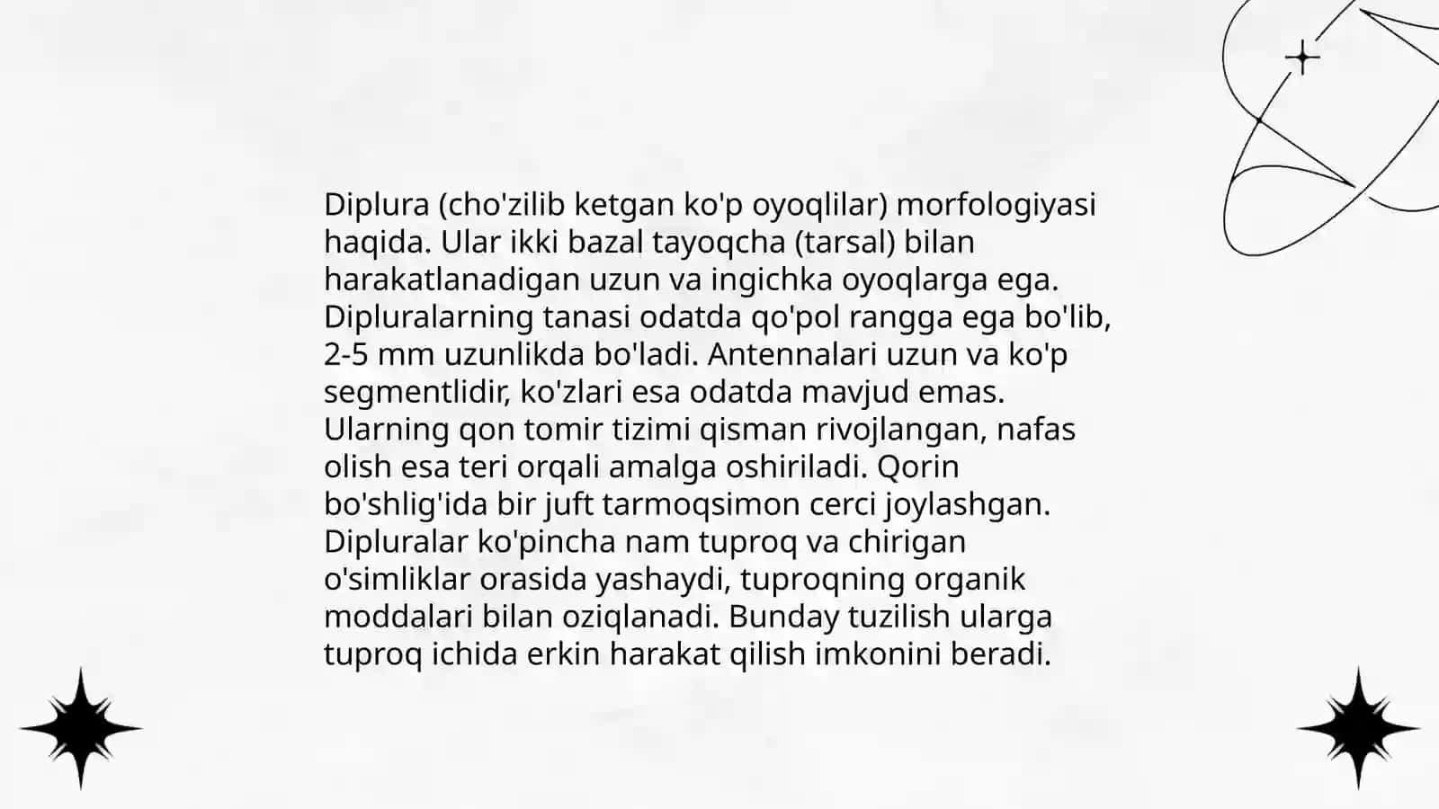 Qo'shdumlilar-Diplura 4