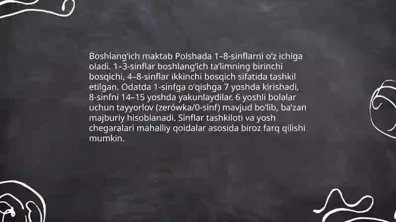 Polsha boshlangʻich taʼlim tizimi 4