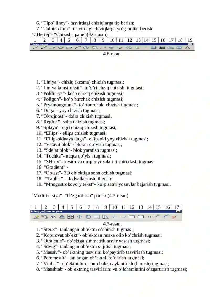 AutoCAD 2007 tizimi 4