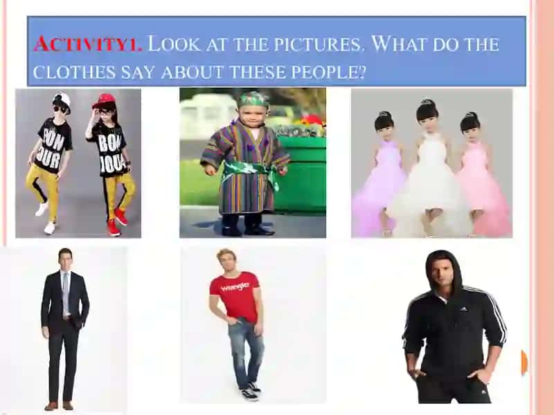 7-sinflar uchun "Clothes" kiyimlar mavzusida taqdimot 4
