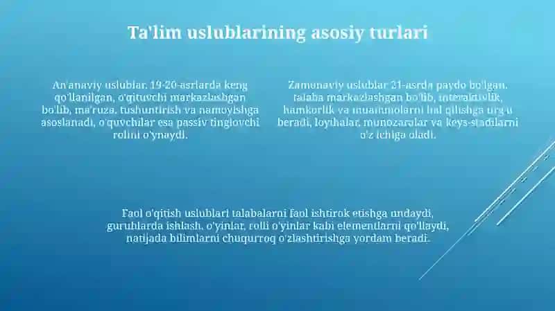 Talim metodlarini tasniflash 4