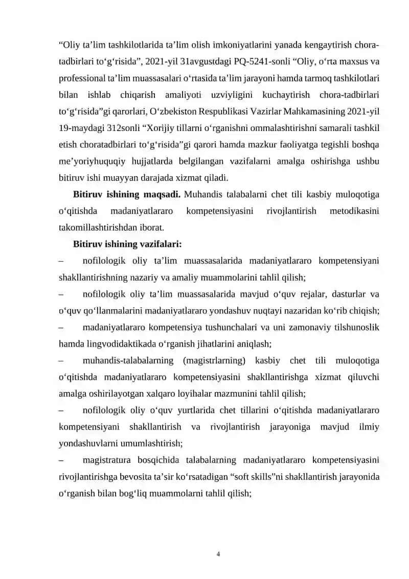 INGLIZ TILINI OʻRGATISHDA OʻZBEK MADANIYATINI INTEGRATSIYA QILISH 4