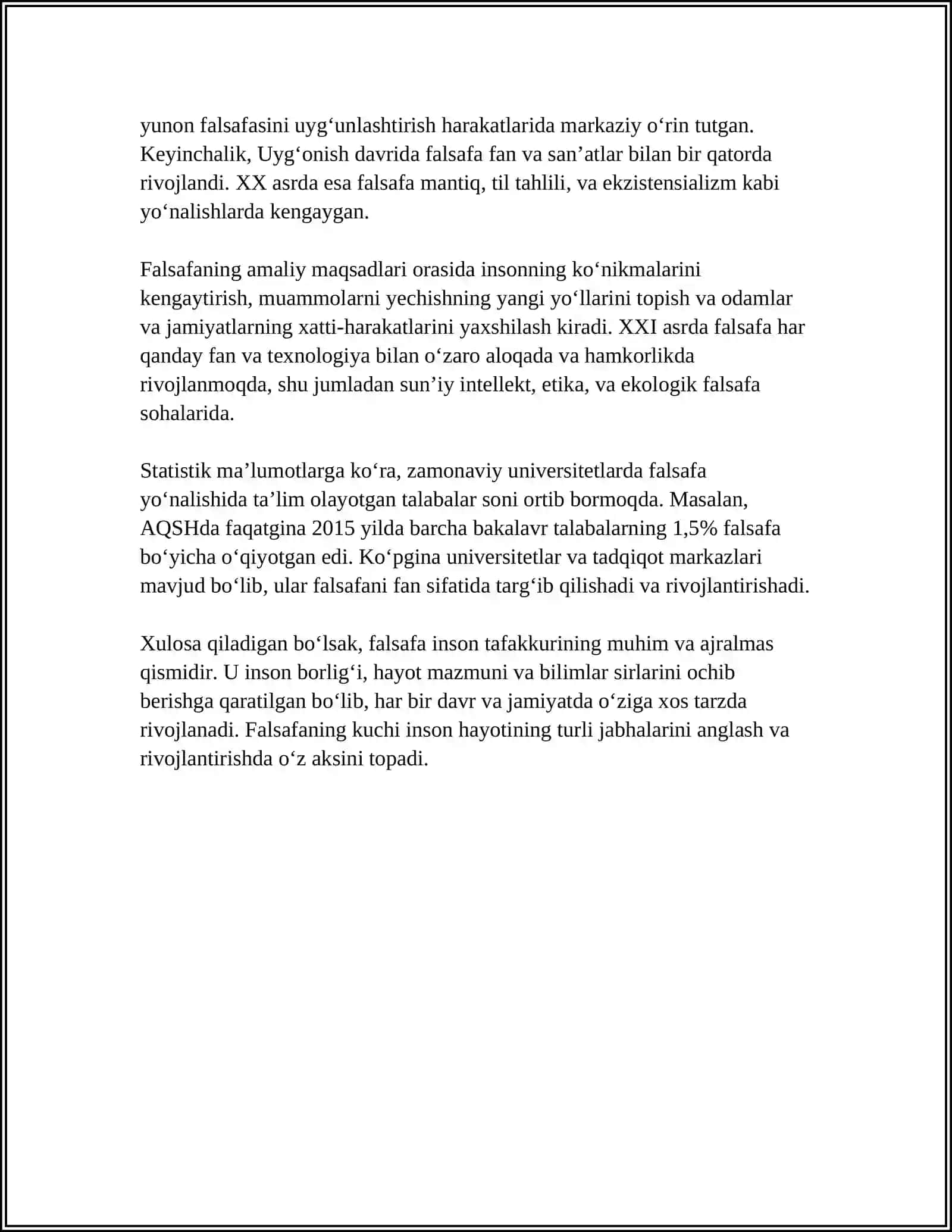 JAMIYAT FALSAFASI 4