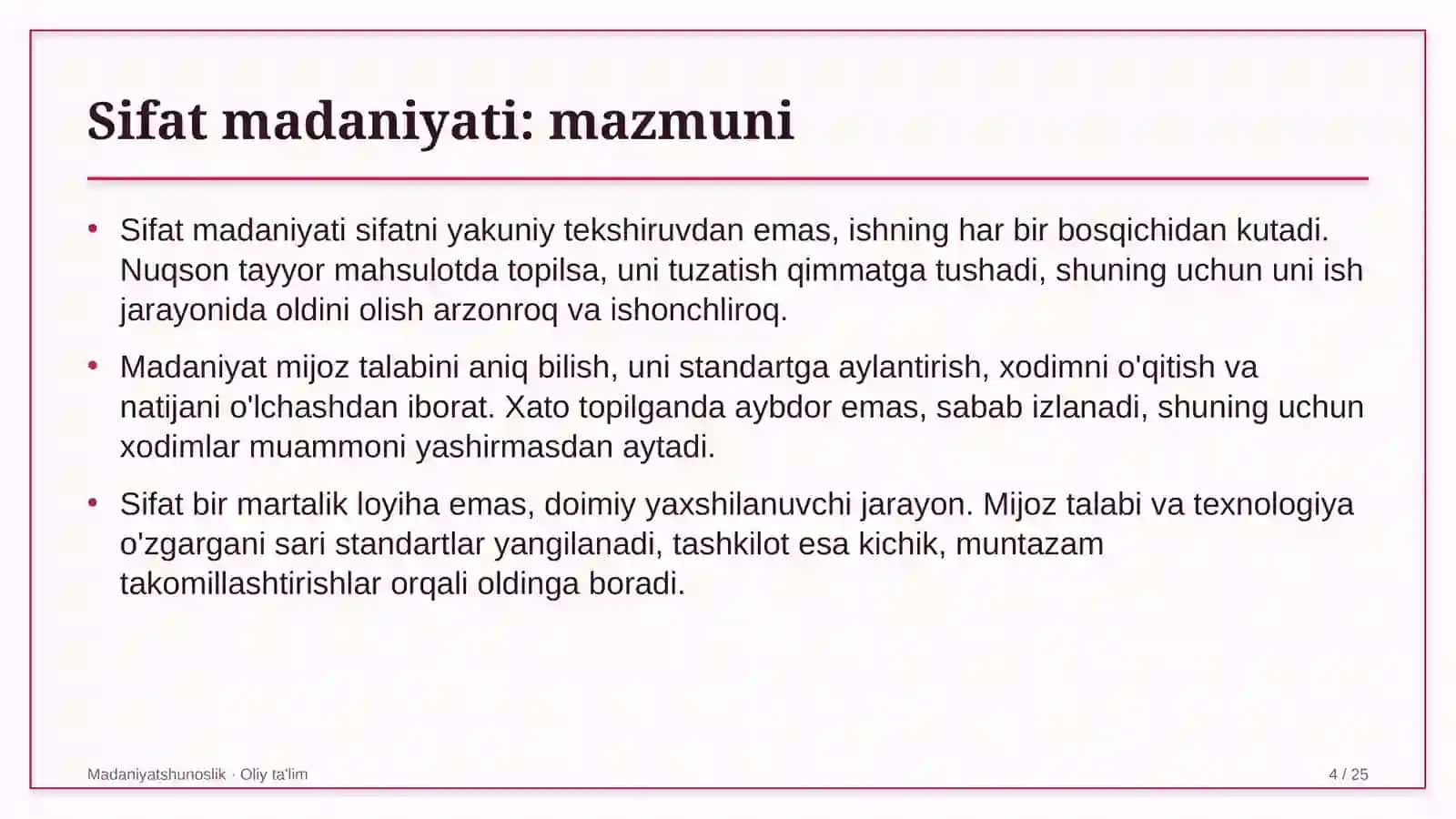 Ekologik nodavlat tashkilotlarda sifat madaniyati 4