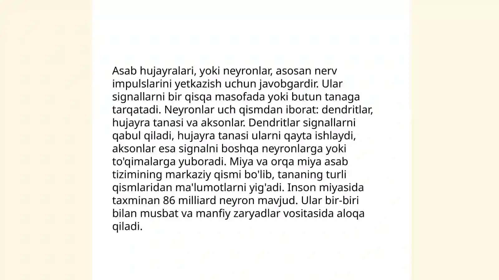 Asab markazlari xossalari 4