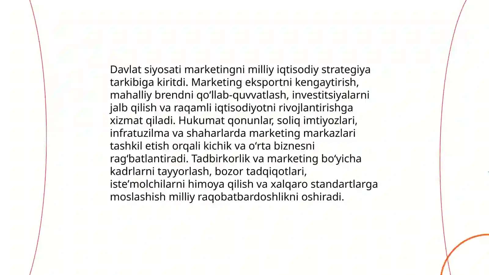 Oʻzbekistonda Marketingni Oʻrni 4