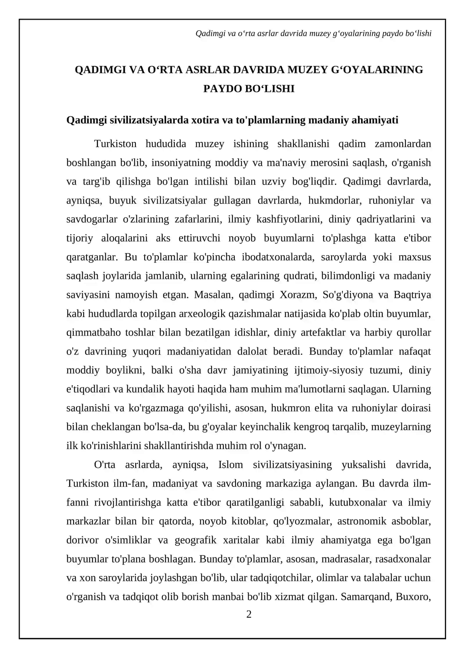 Turkistonda muzey ishini shakllanishi bosqichlari 4