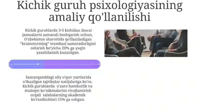 Kichik guruhlar psixologiyasi 4