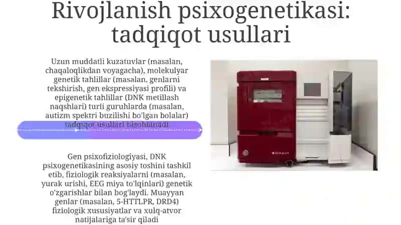 Taraqqiyot psixogenetikasi. (Ontogenetika) 4