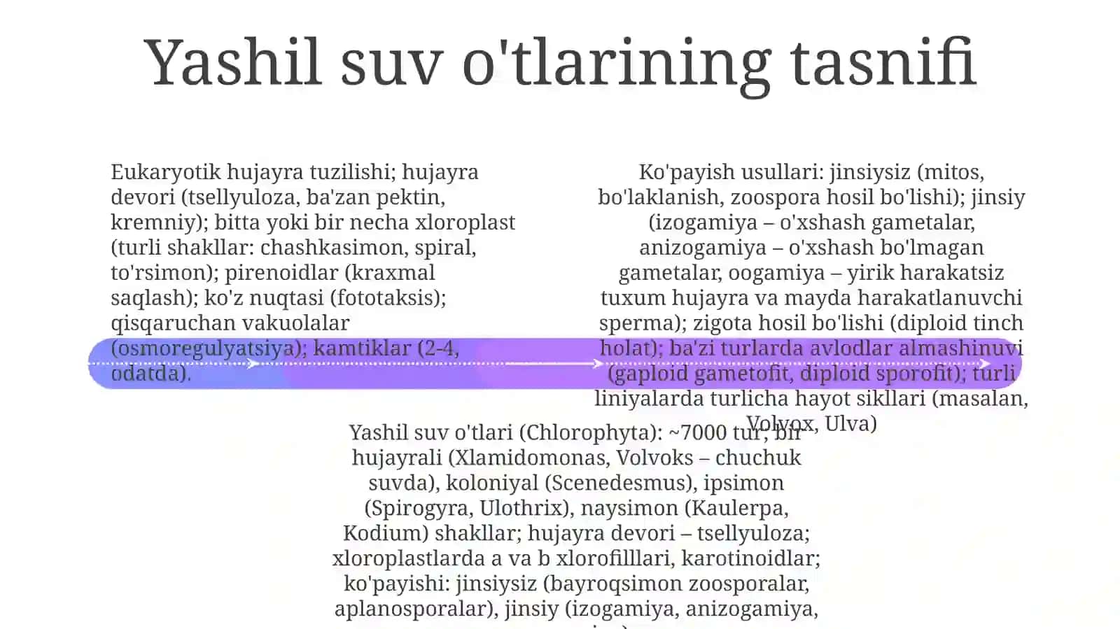 Yashil suv o'tlari: Umumiy ma'lumot 4