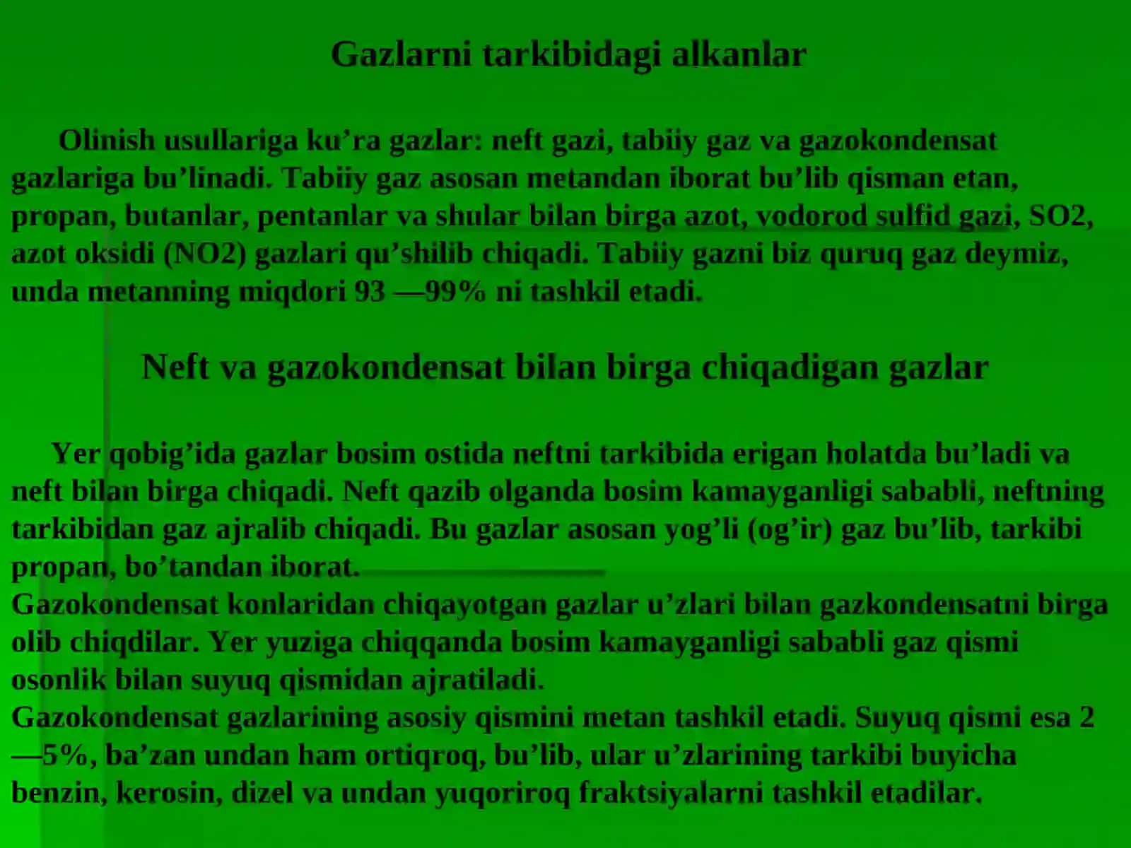 Neft va tabiiy gazning element tarkibi 4