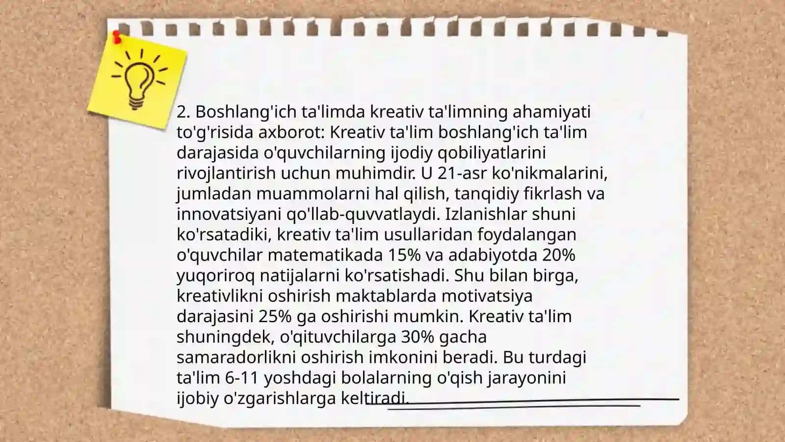 Kreativ ta'limning nazariy asoslari 4