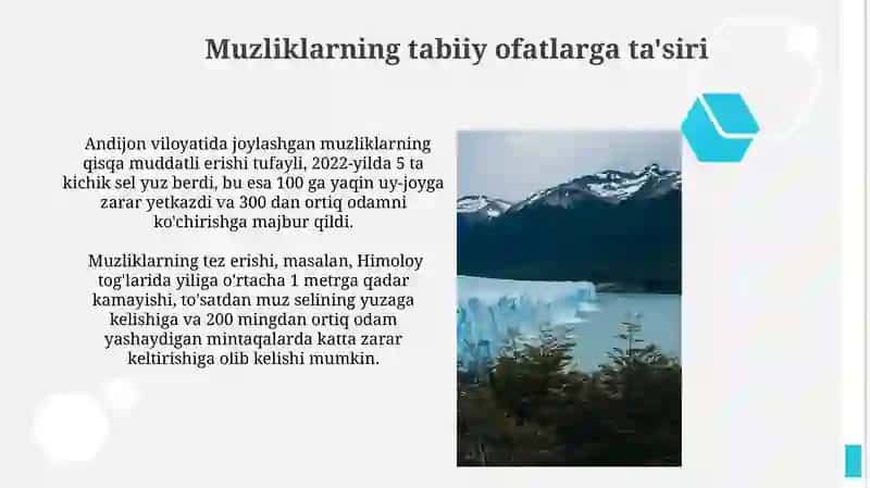 Muzliklarning gidrologik ahamiyati 4