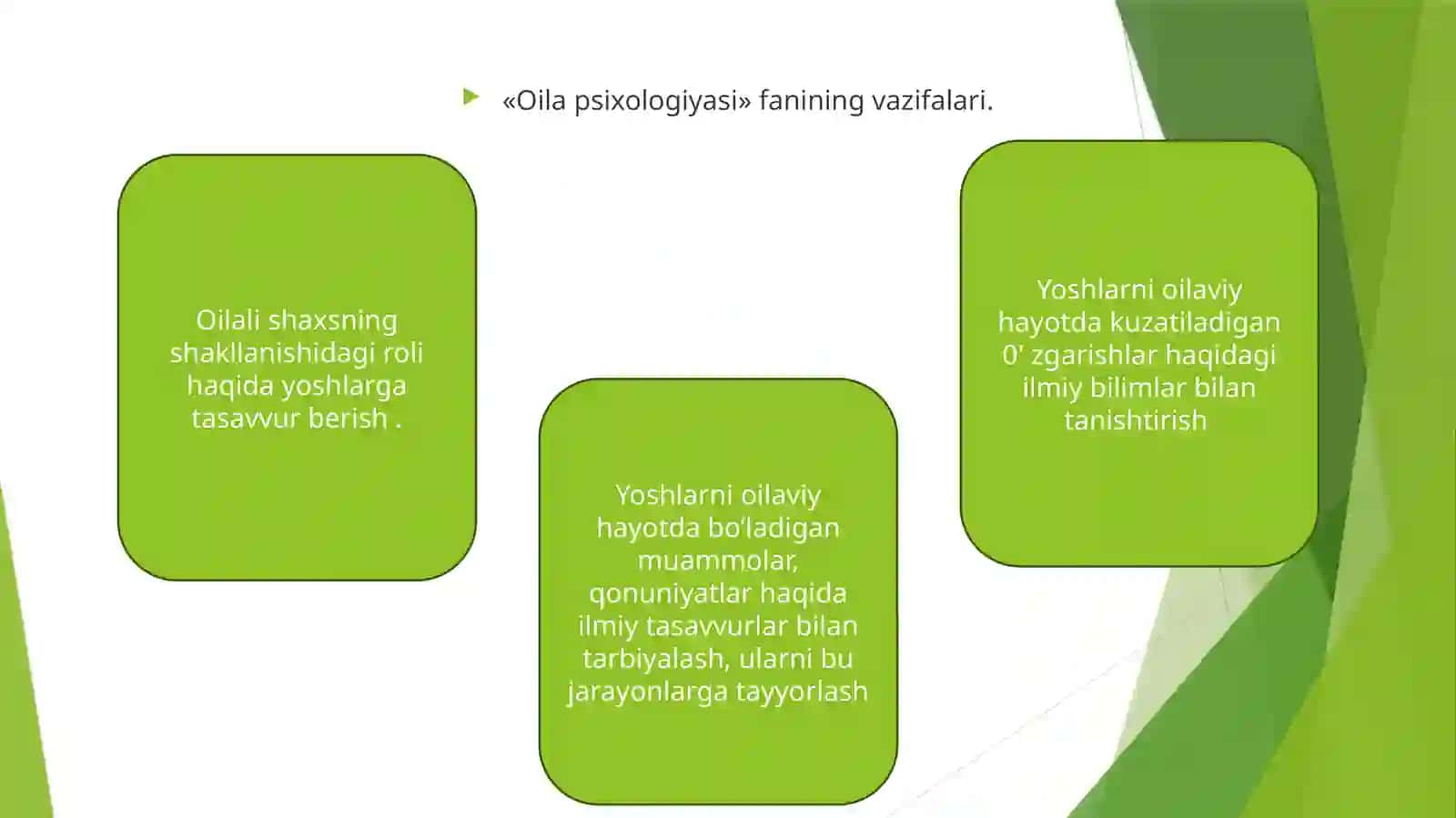 Oilapsixalogiyasining umumiy asoslari 4