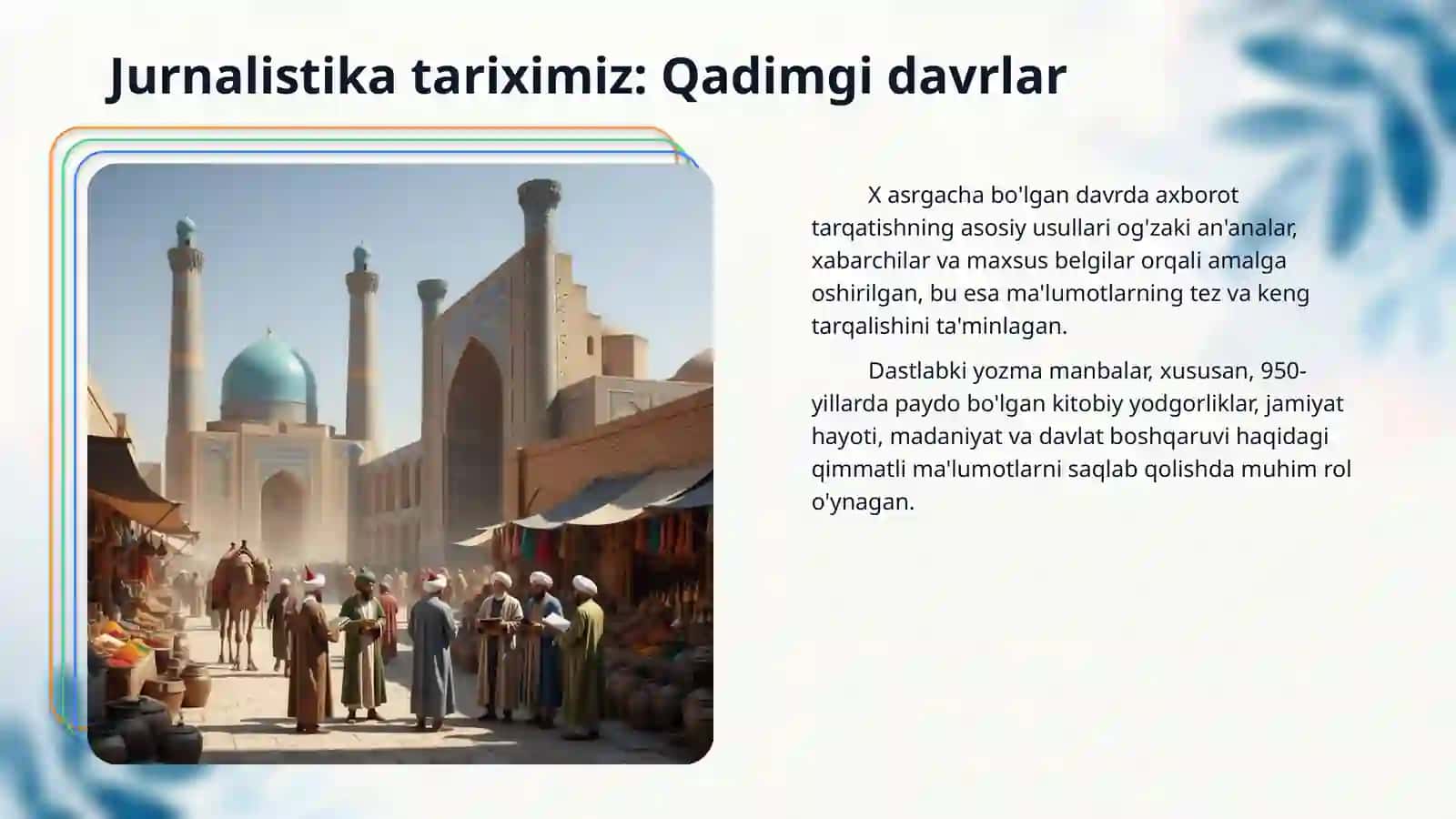 Milliy jurnalistikaga oid kolleksiya yaratish 4