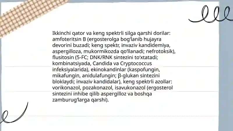 Silga qarshi vositalar 4