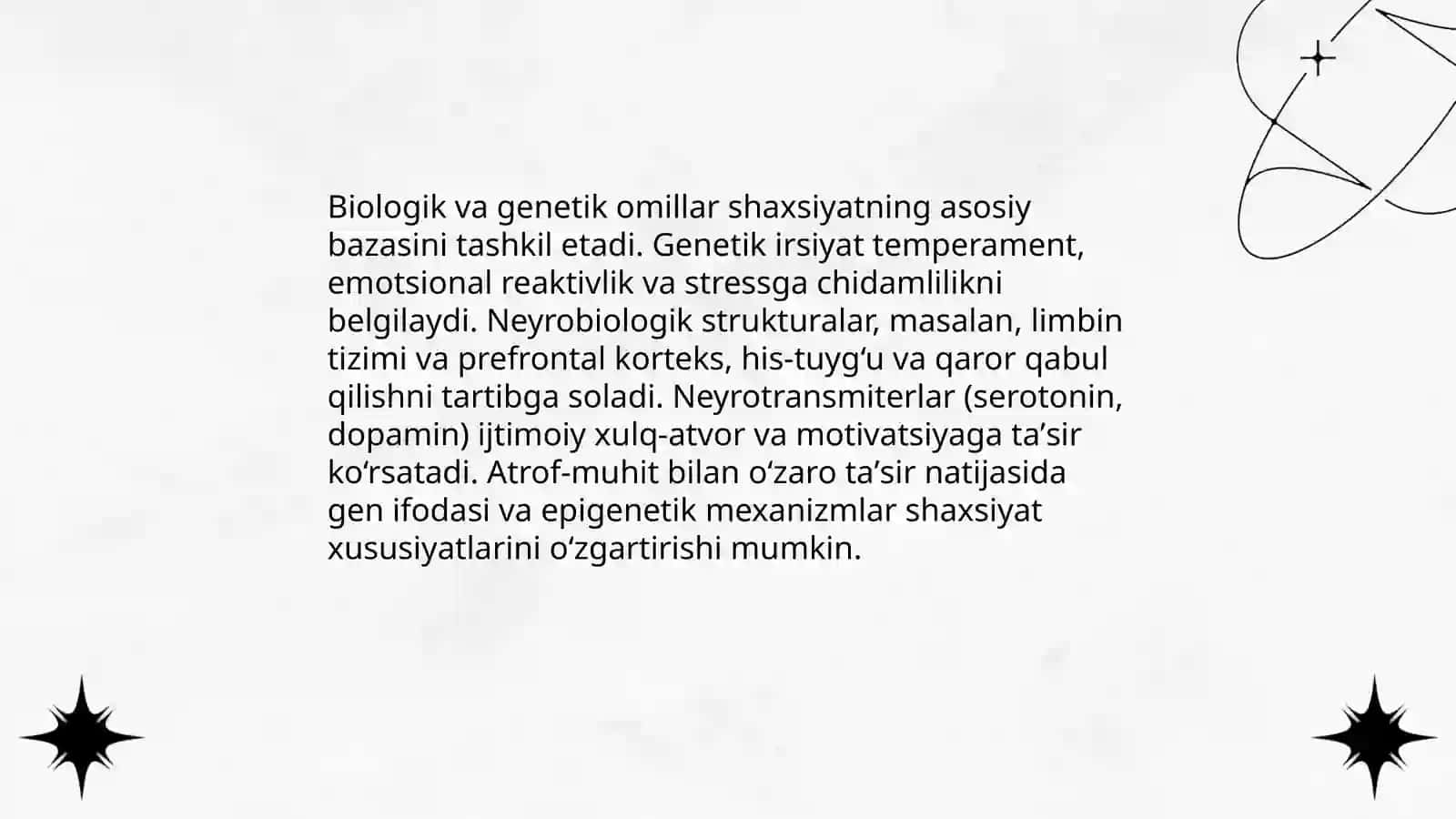 Shaxsga faktorli yondashuvlar 4