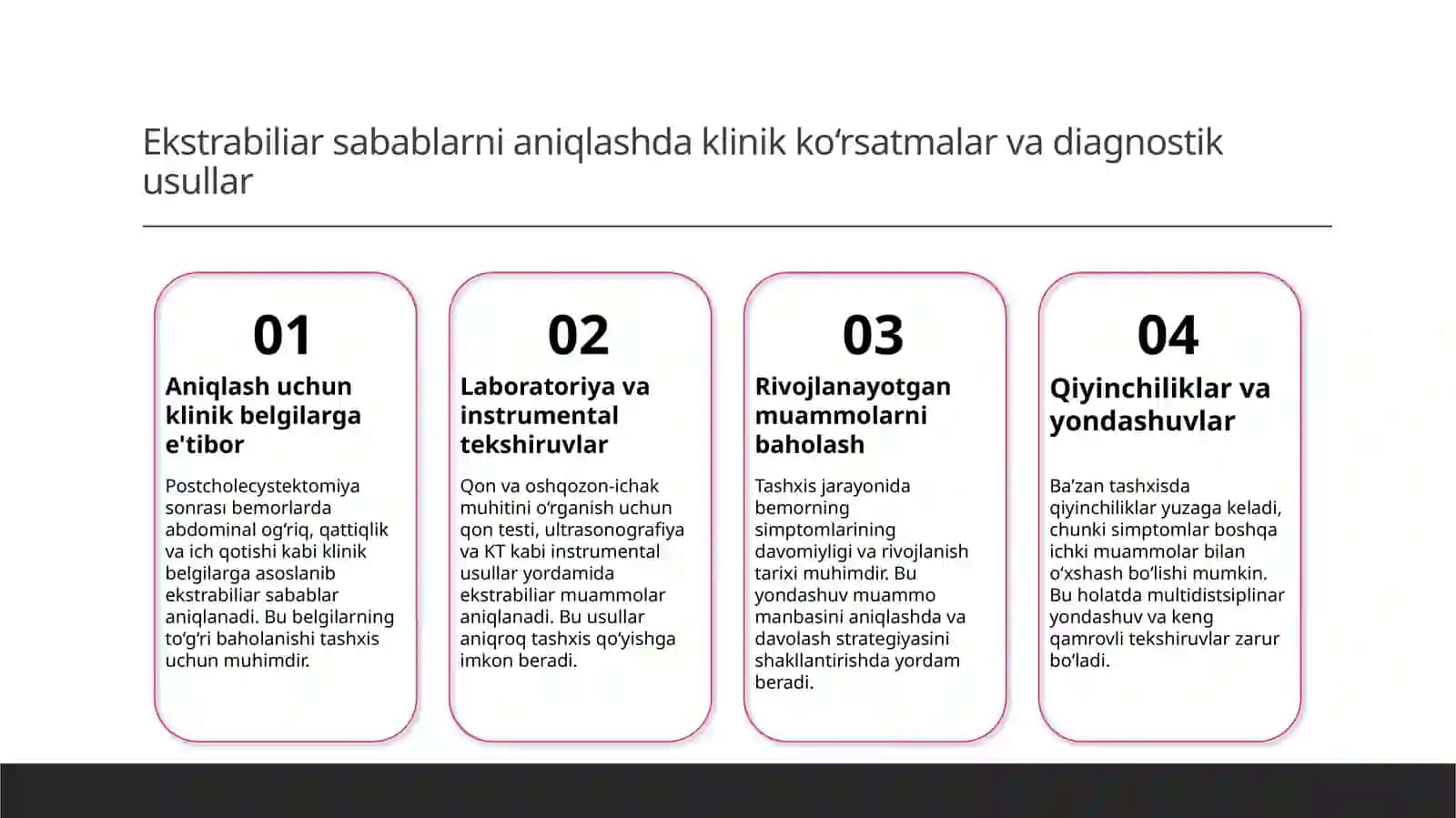 Postxolesistektomik sindrom.Ekstrabiliar sabablar 4