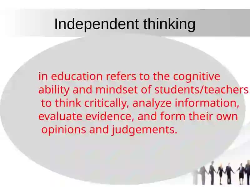 Independent Thinking in Pedagogy 4
