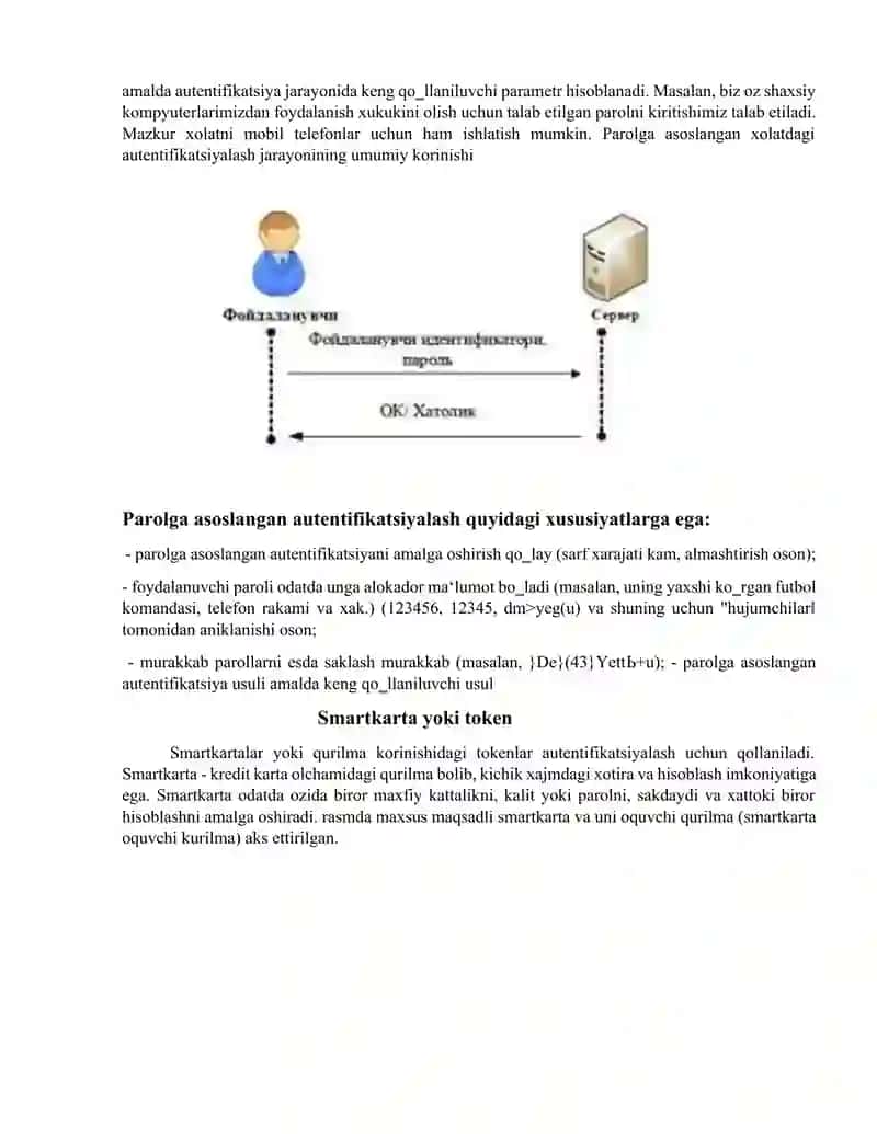 Axborot xavfsizligini ta’minlashning zamonaviy usul va vositalari 4