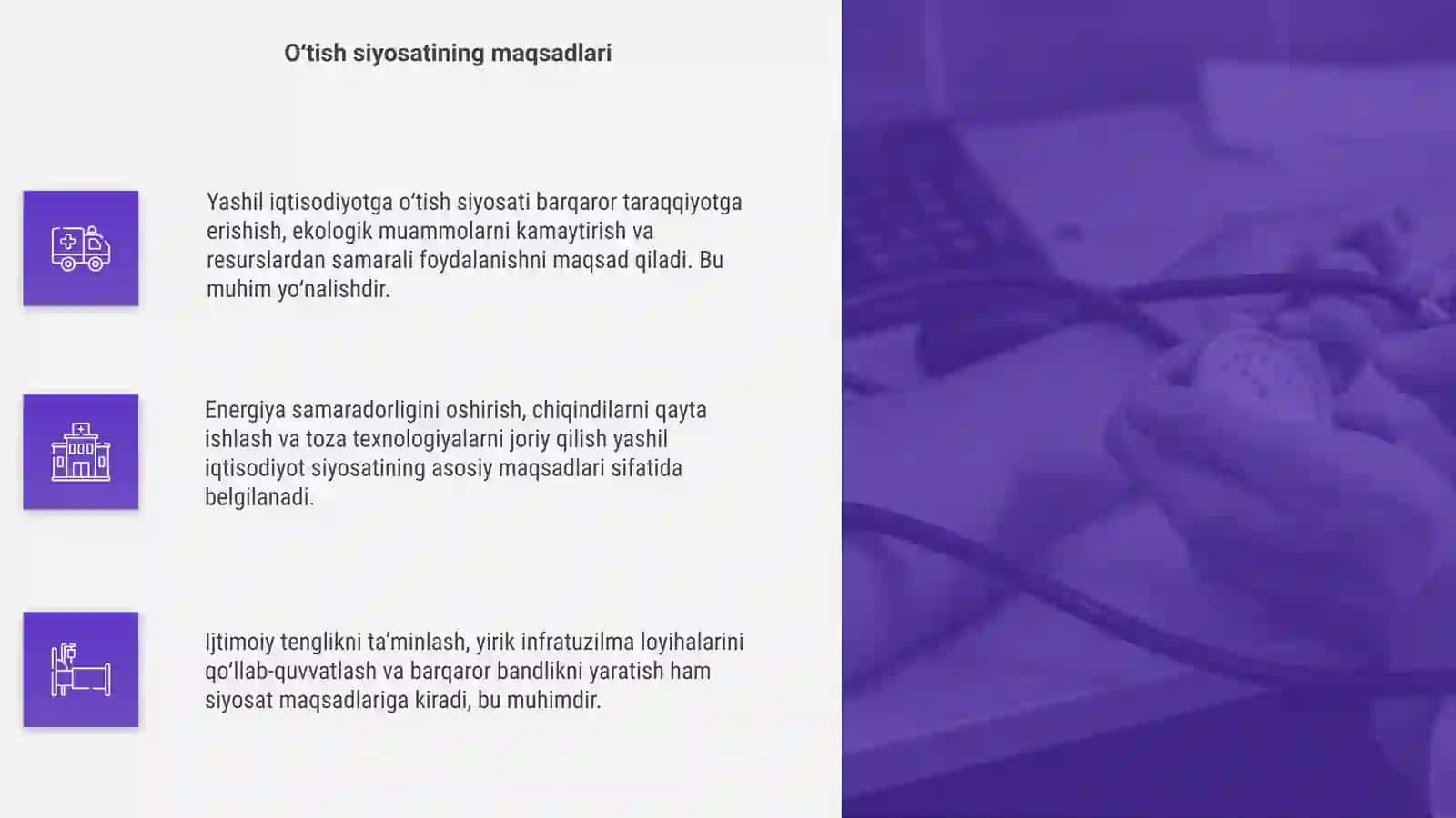 Yashil iqtisodiyotga otish siyosatining dastaklari 4