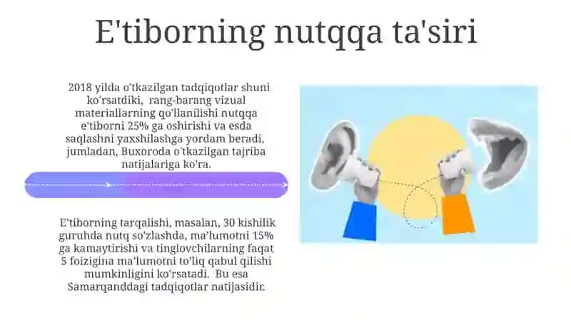 Nutq va Diqqatning Oʻzaro Bogʻliqligi 4