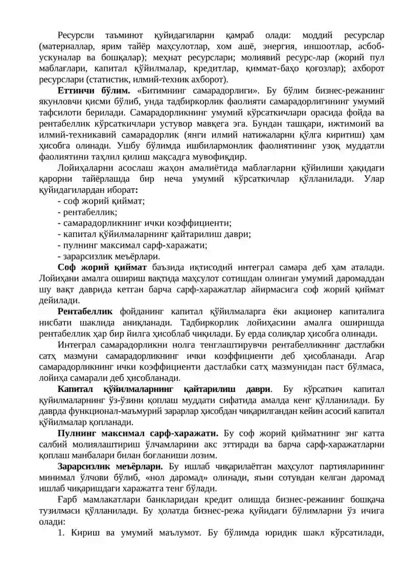 Бизнес режа 4