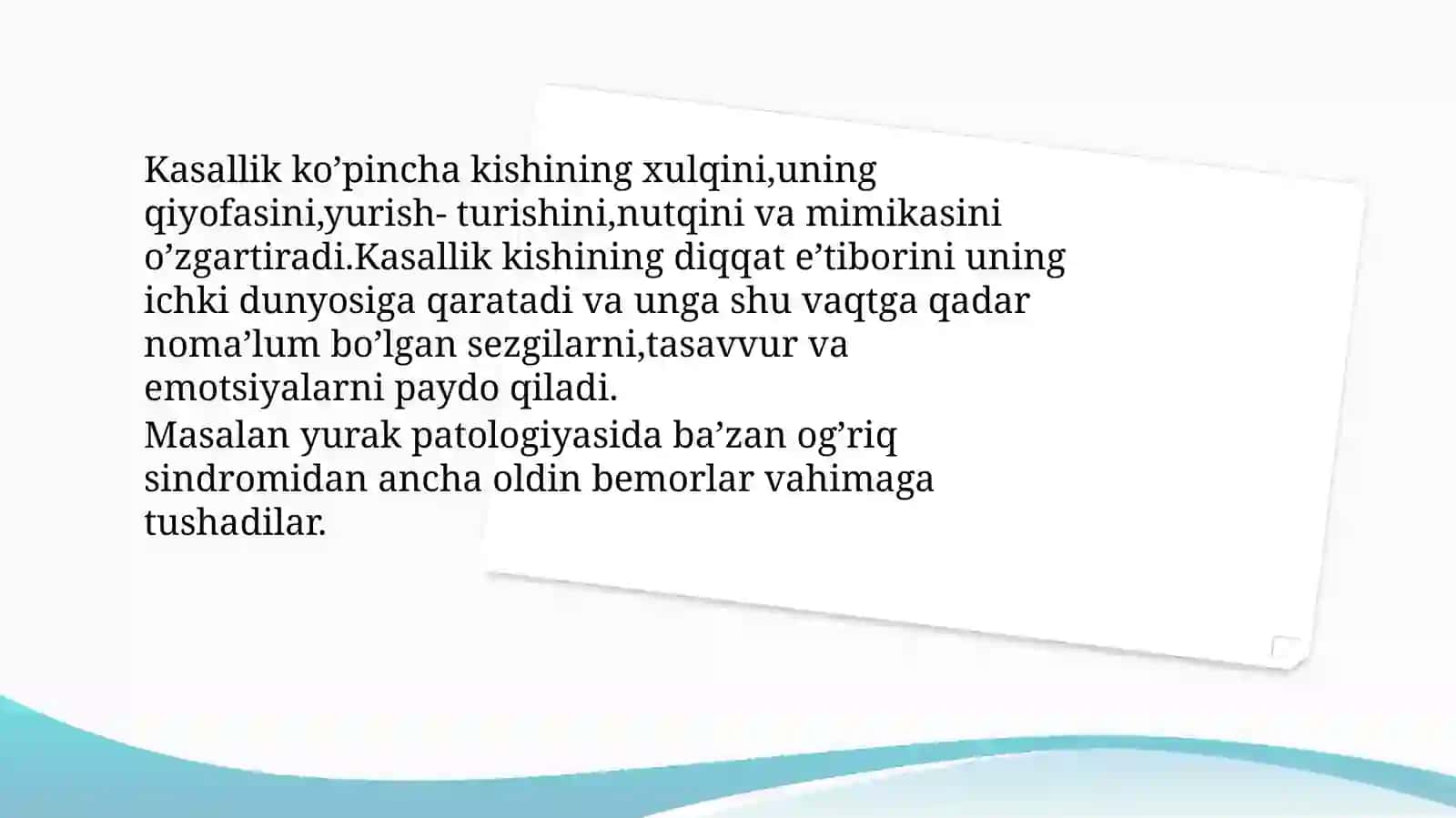 Psixosomatik tibbiyot: Somatopsixologi sindromlar 4