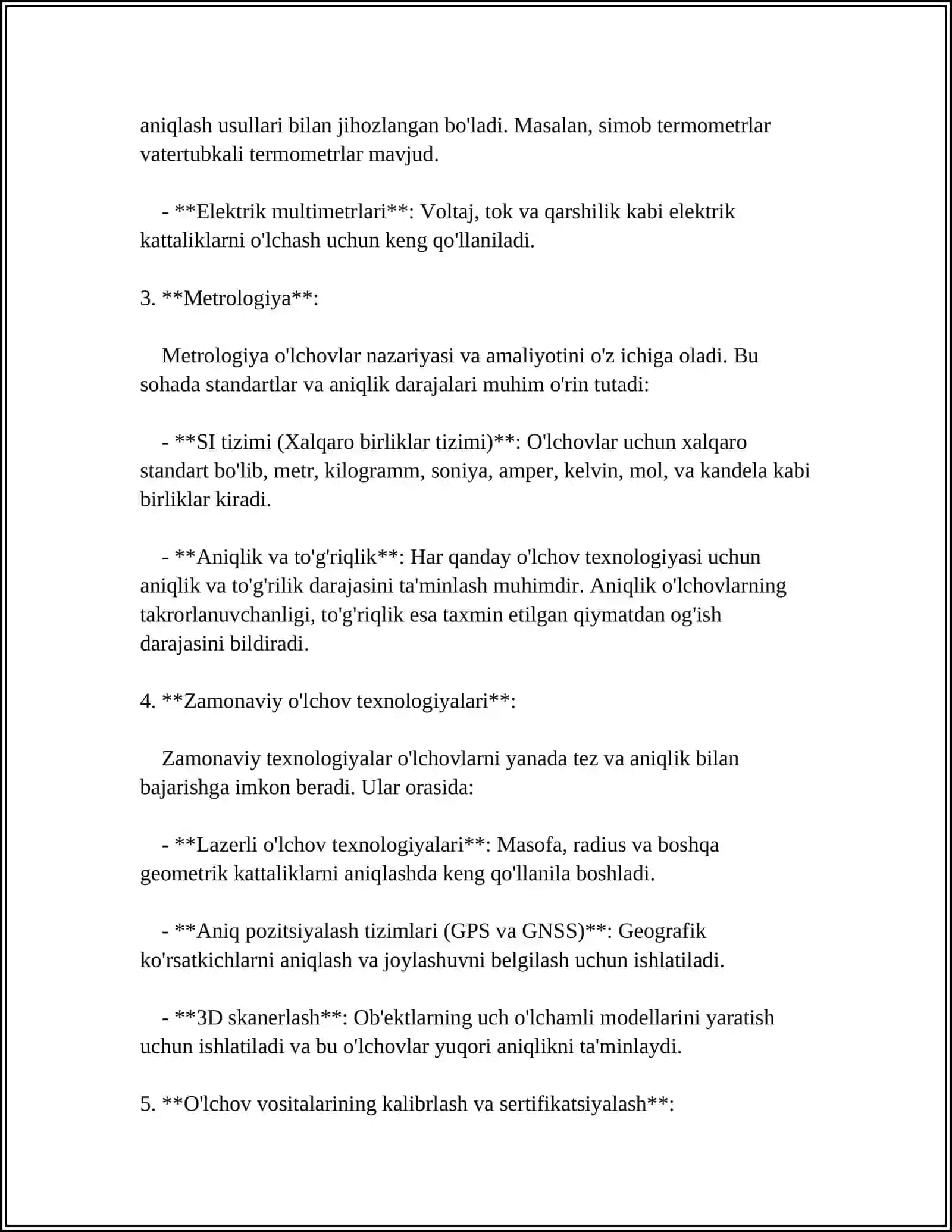 METROLOGIK USULLAR 4