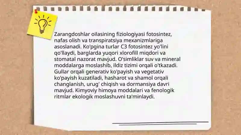 Zarangdoshlar oilasi haqida maʼlumot 4