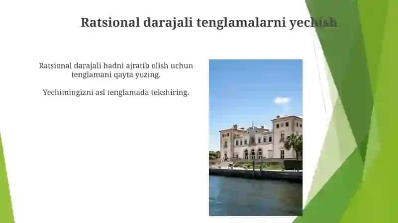 Ratsional ko'rsatkichli daraja va uning xossalari 4